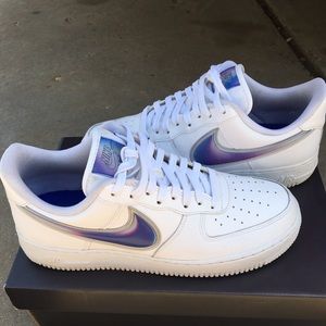 Air Force 1 low 07 Oversized Swoosh Racer Blue
